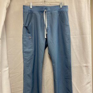 Figs Kade Cargo Scrub Pants- Heather Indigo